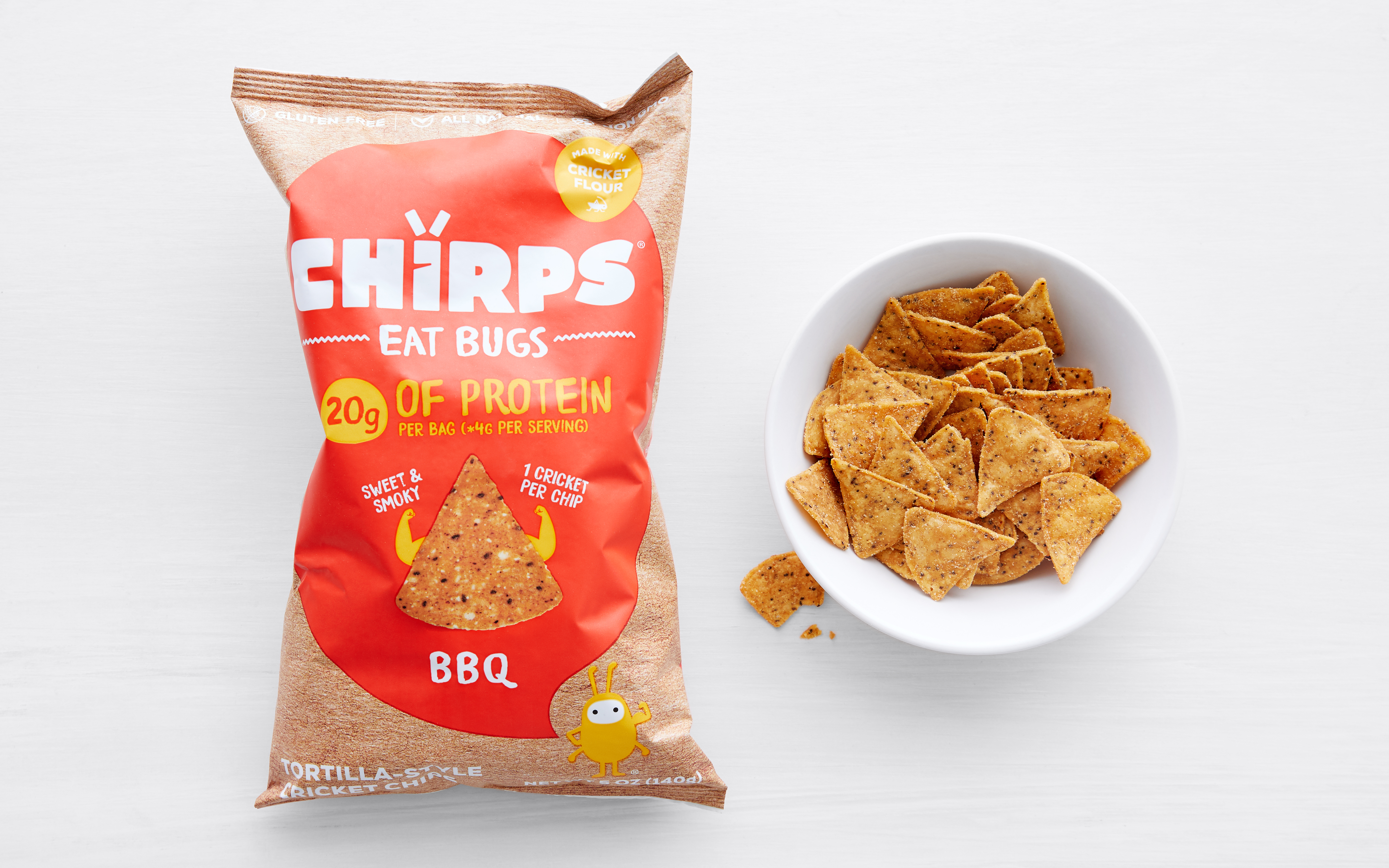 BBQ TortillaStyle Cricket Chips Chirps Chips SF Bay Good Eggs